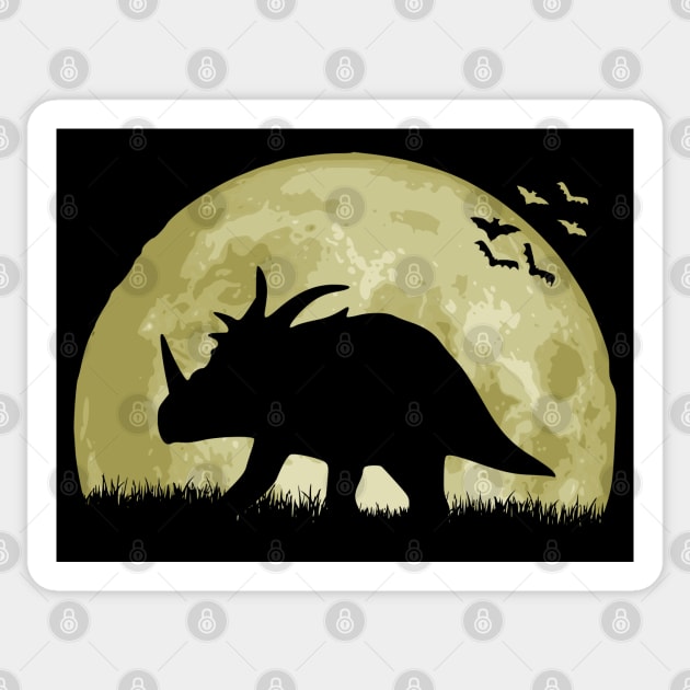 Triceratops Sticker by Nerd_art